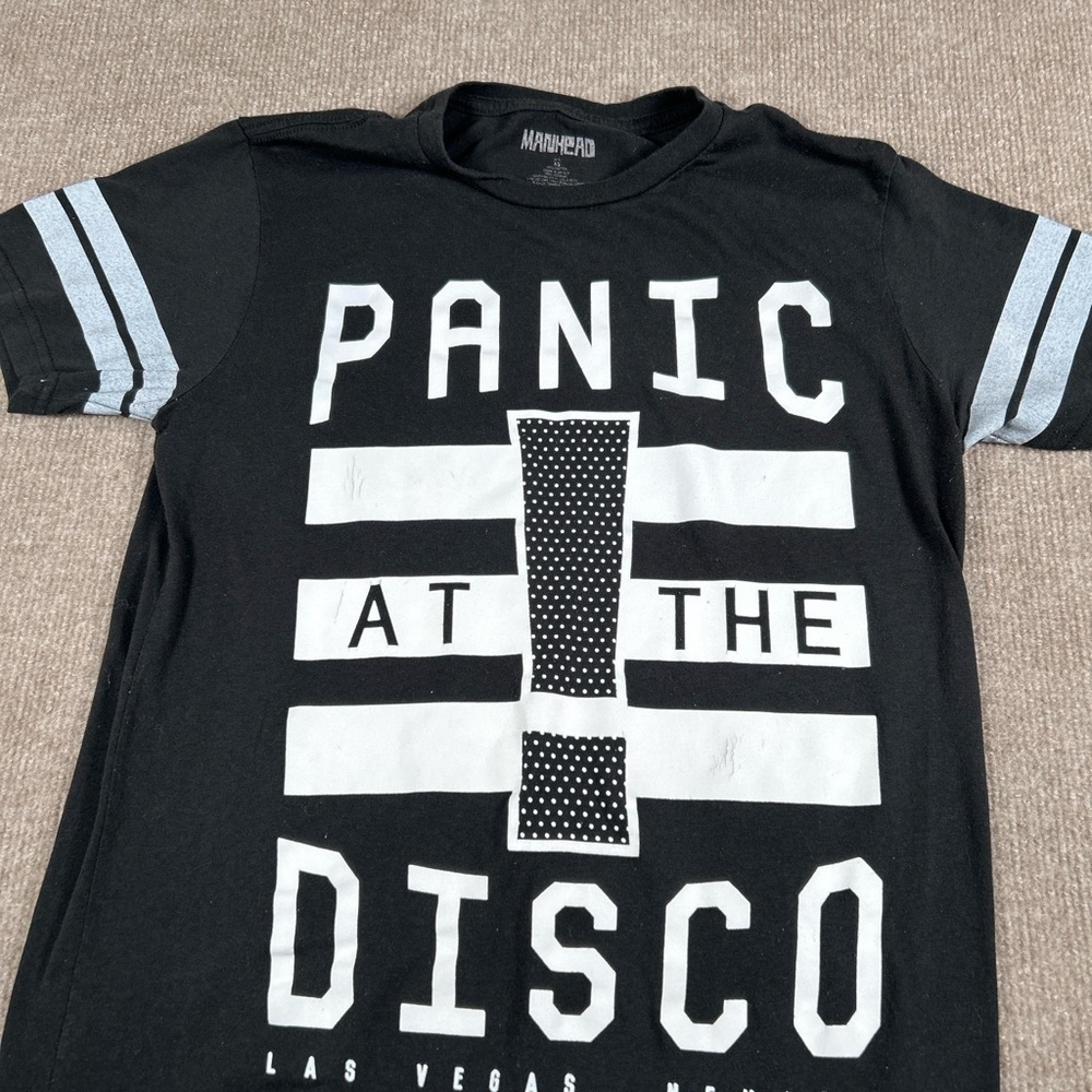 Head Black T-Shirt with White Logo